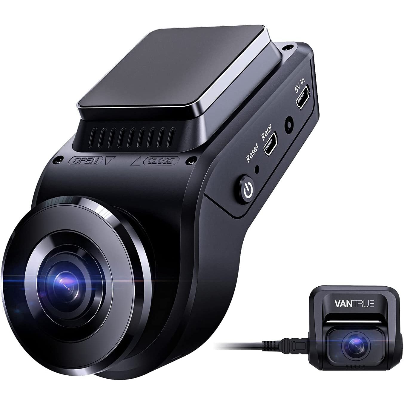 Vantrue S1 4K Dual Dash Cam Built in GPS, Front and Rear Dual 1080P Dash Camera with 24 Hours Parking Mode, Sony Night Vision, Motion ..